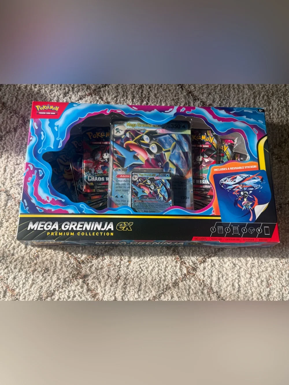 Pokemon TCG Mega Greninja ex Premium Collection Factory Sealed Mega Evolution